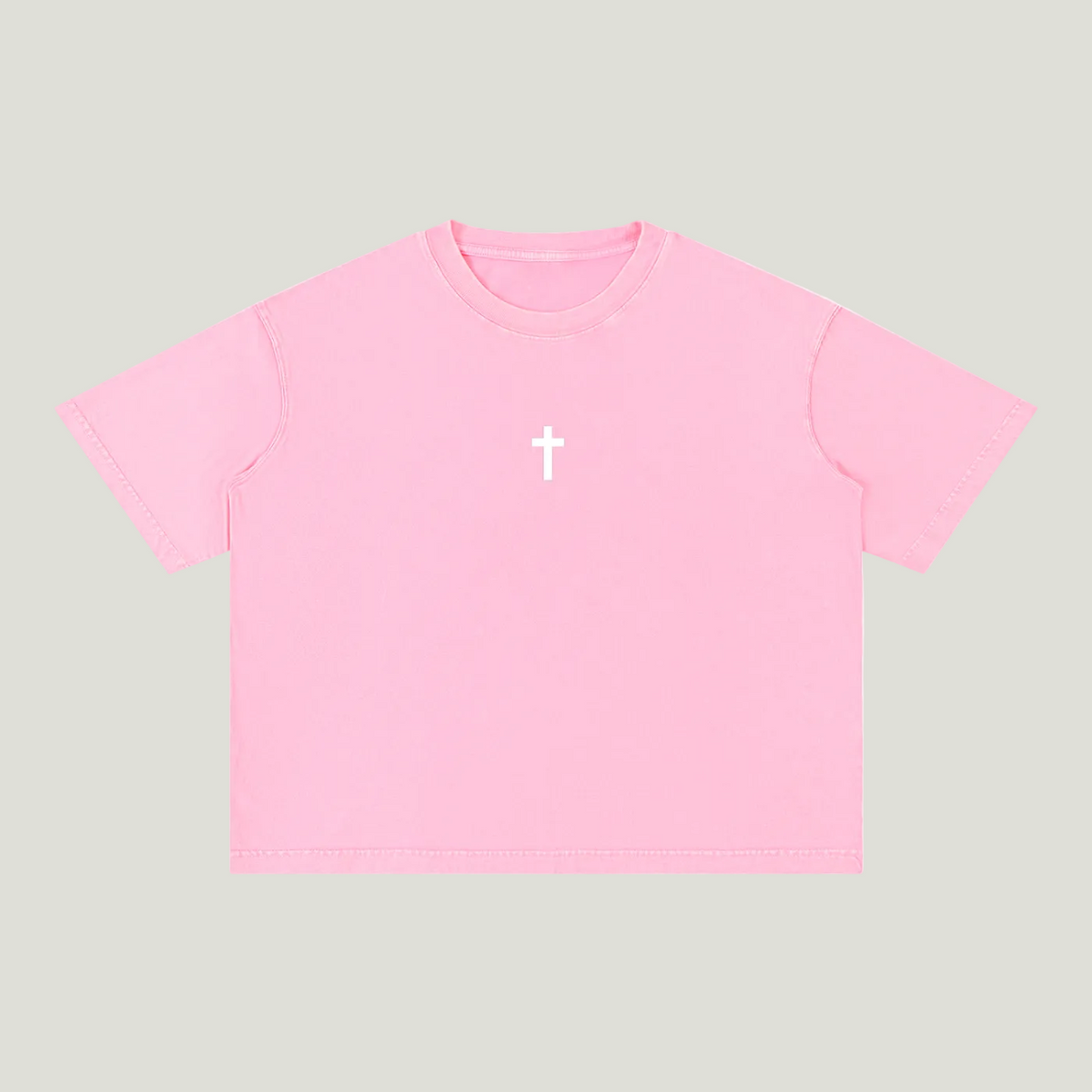 Mineral Wash Boxy Cotton T-Shirt