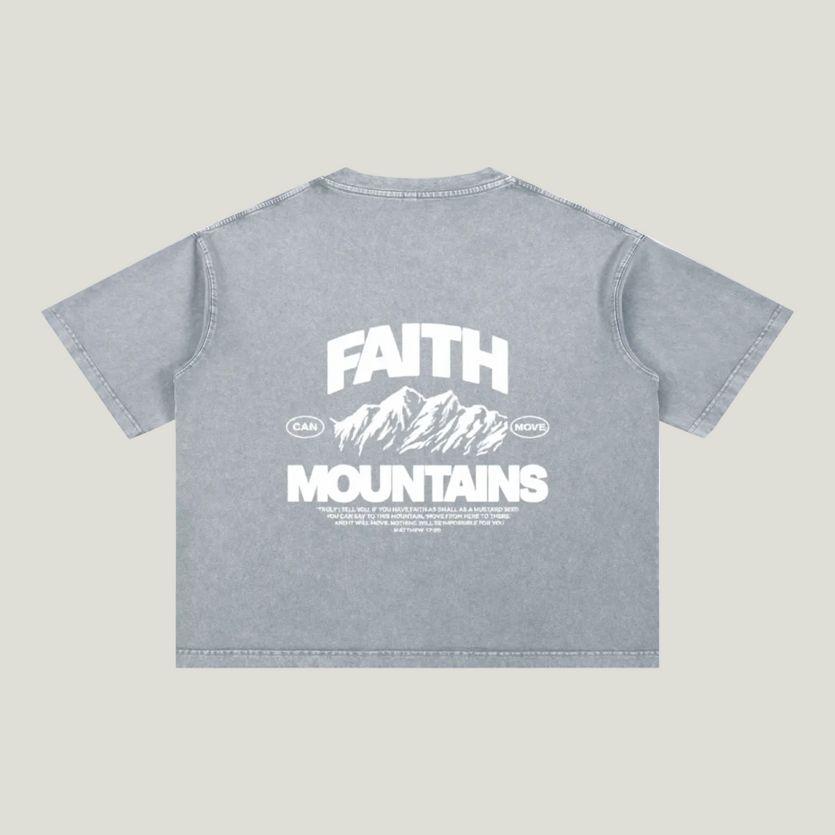 Mineral Wash Boxy Cotton T-Shirt