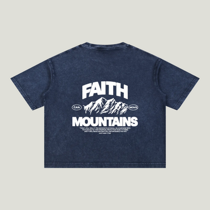 Mineral Wash Boxy Cotton T-Shirt