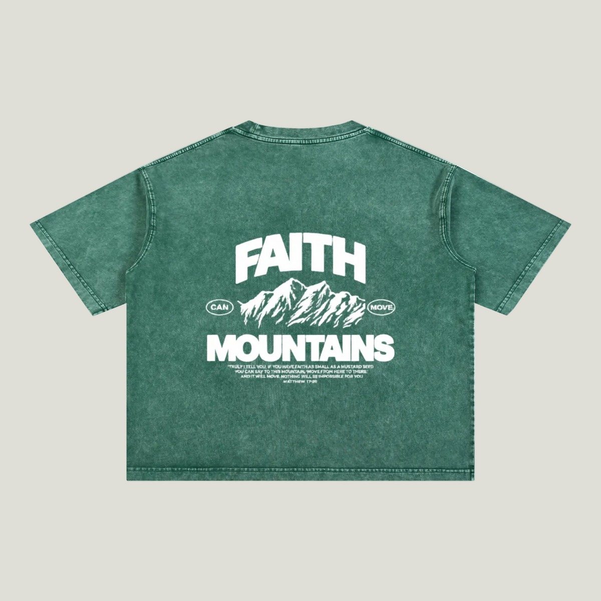 Mineral Wash Boxy Cotton T-Shirt