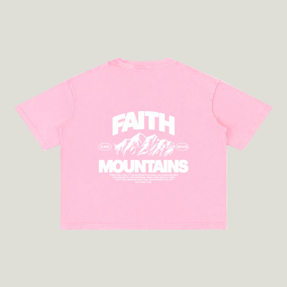 Mineral Wash Boxy Cotton T-Shirt