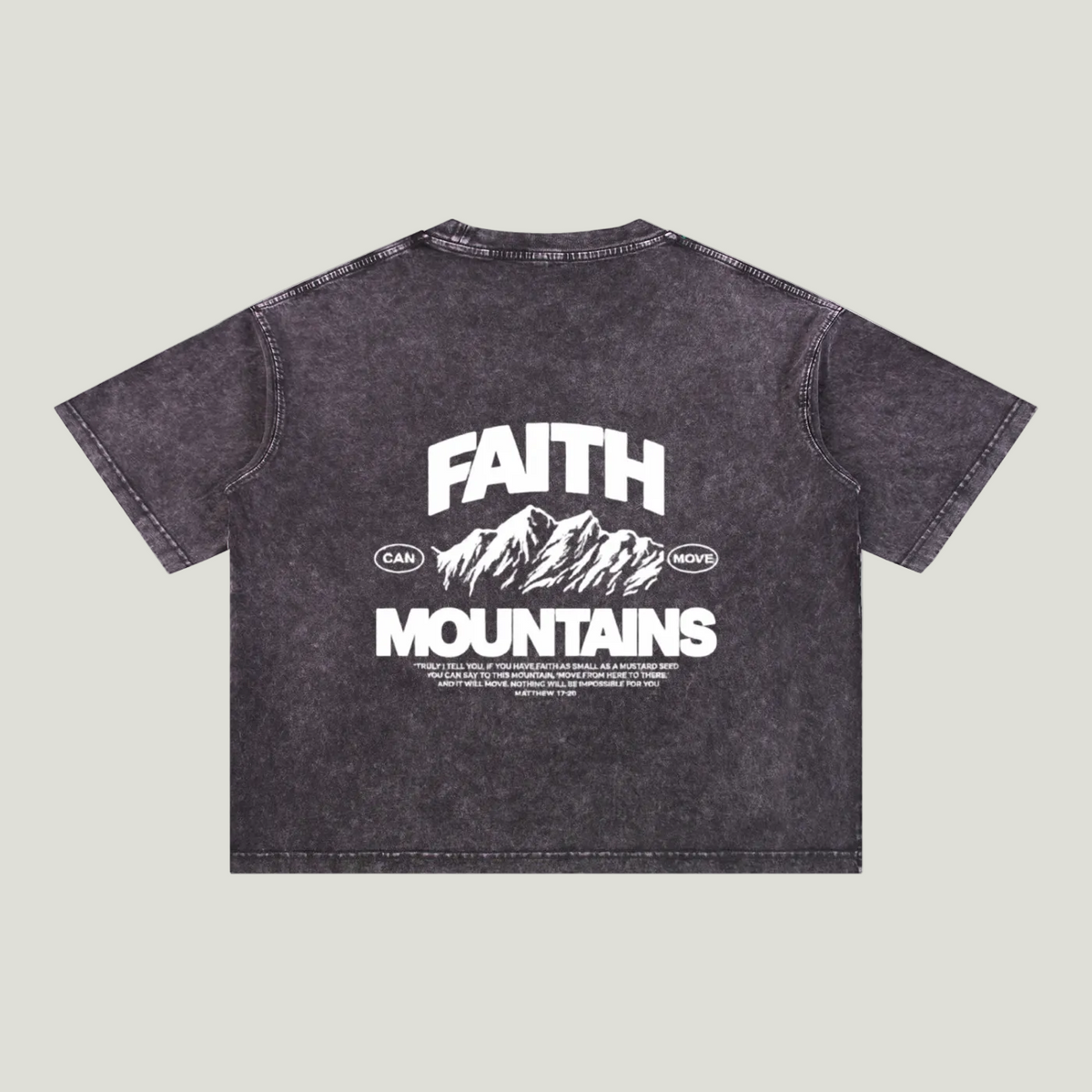 Mineral Wash Boxy Cotton T-Shirt