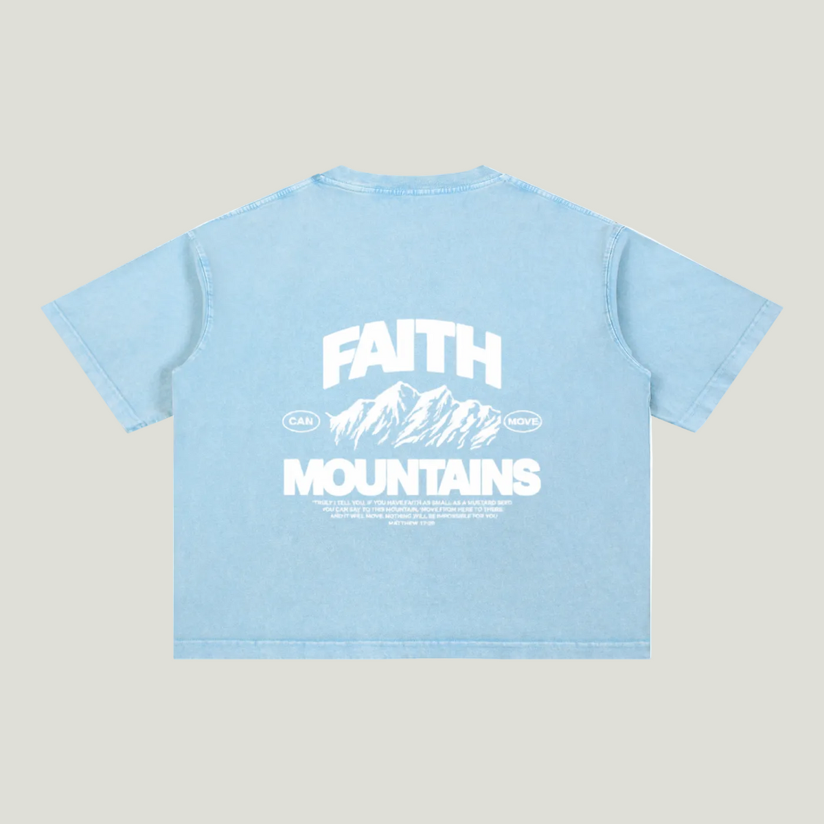 Mineral Wash Boxy Cotton T-Shirt
