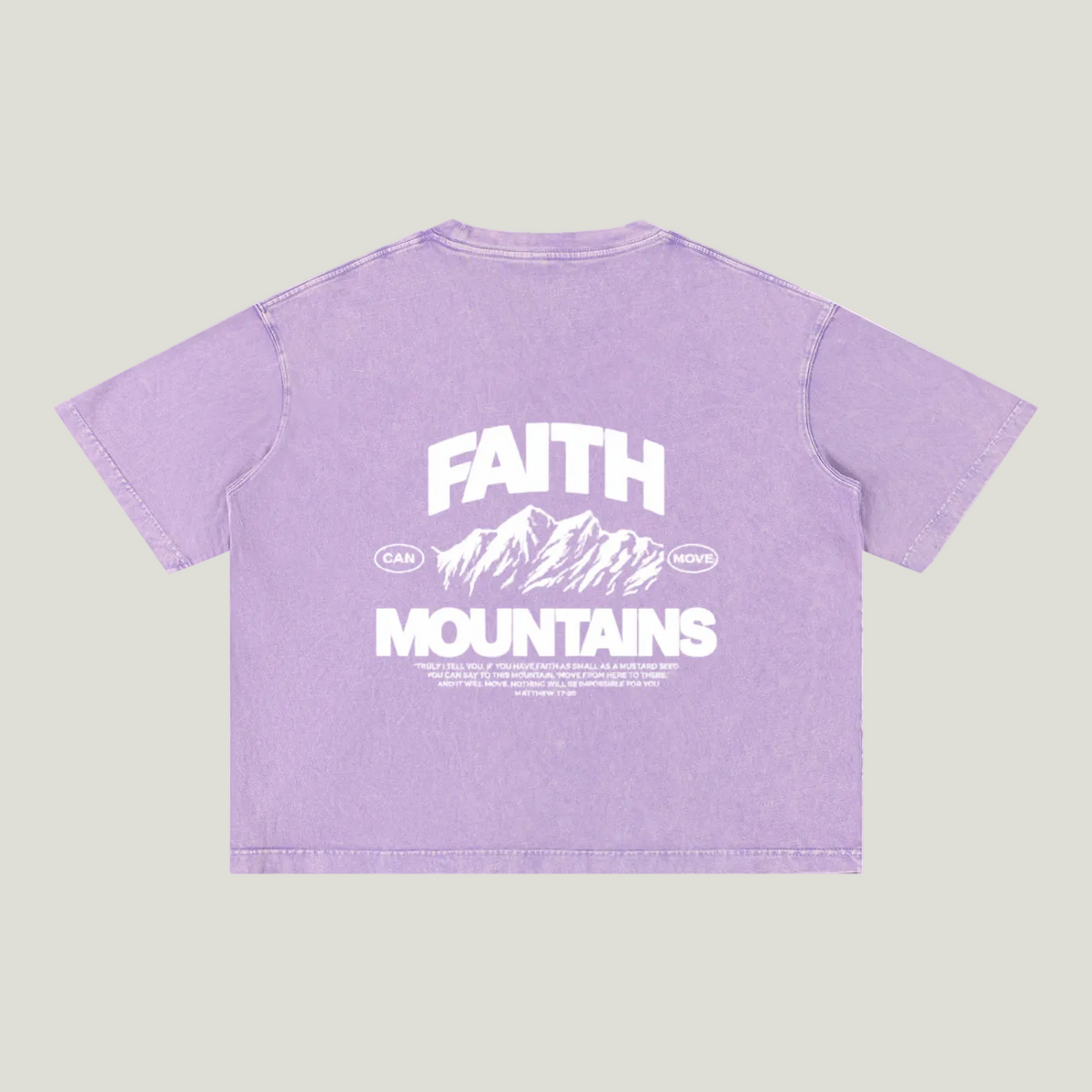 Mineral Wash Boxy Cotton T-Shirt